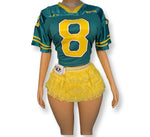 #8 girlie football jersey