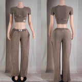 No hard feelings pants set