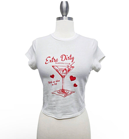 Extra dirty martini club top