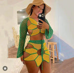 Sunflower skirt set