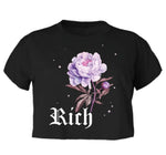 Rich girl crop top