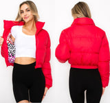 It girl crop puffer jacket