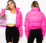 It girl crop puffer jacket