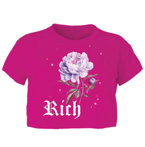 Rich girl crop top