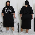 Boss lady dress w/pockets